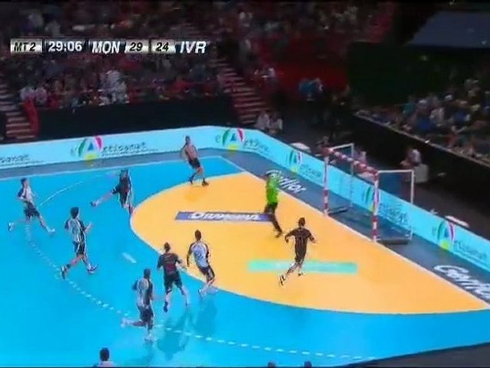 Kung fu retourné d'Honrubia sur une passe de Guigou  - Coupe de France - Montpellier vs Ivry