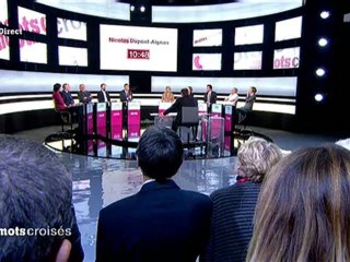 Premier tour ils sont dix 4 Le Nucléaire Mots croisés