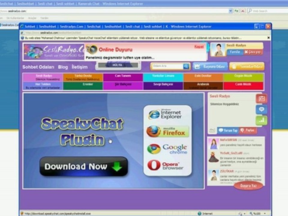 Sesli Radyo Giriş Anlatımı