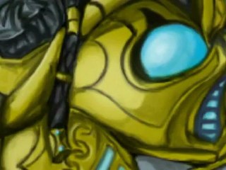 SC2 : un zergling et un zealot en fanart