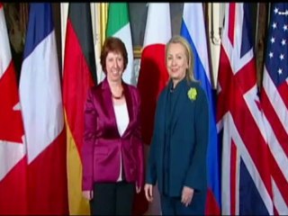 G-8 Plenary Session with Hillary Clinton