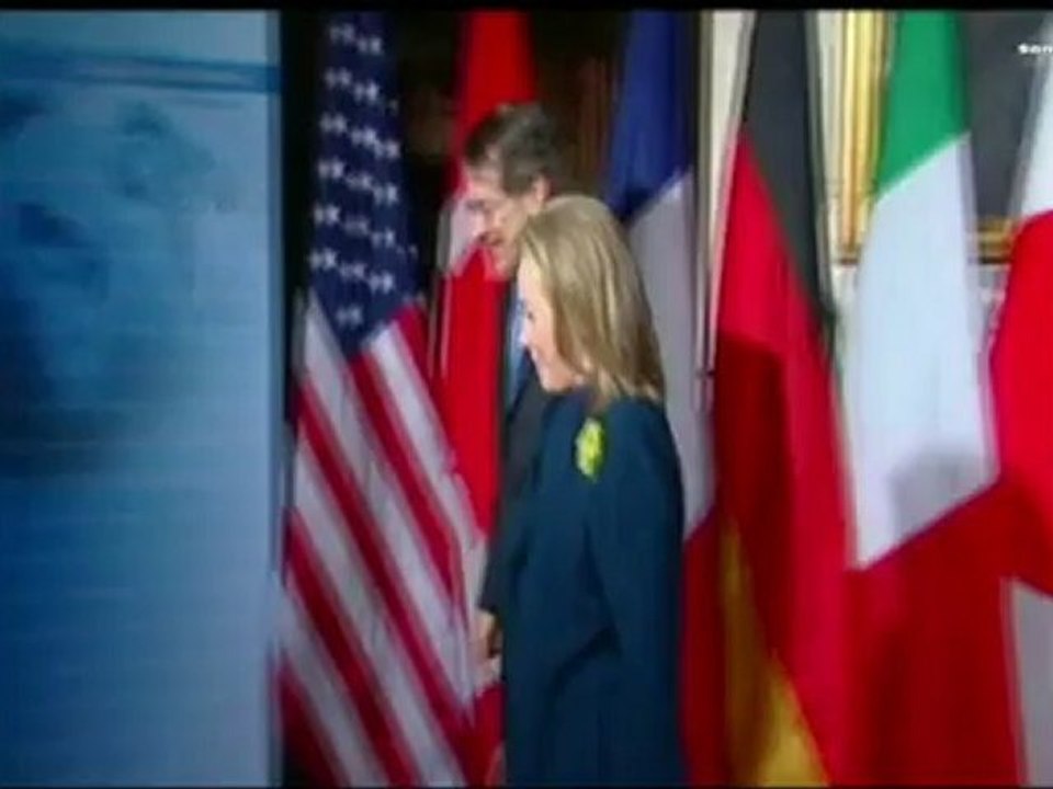 G-8 Plenary Session with Hillary Clinton