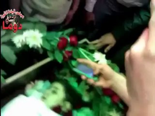 فري برس ريف دمشق الشهيد الطفل يوسف النجار دوما 16 4 2012 Damascus