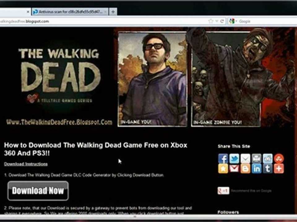 Download The Walking Dead Game Crack + Keygen Free!!