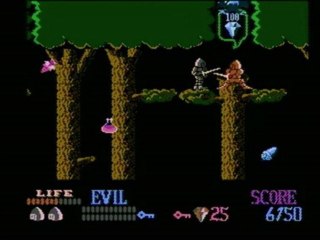 CGRundertow WIZARDS & WARRIORS for NES Video Game Review