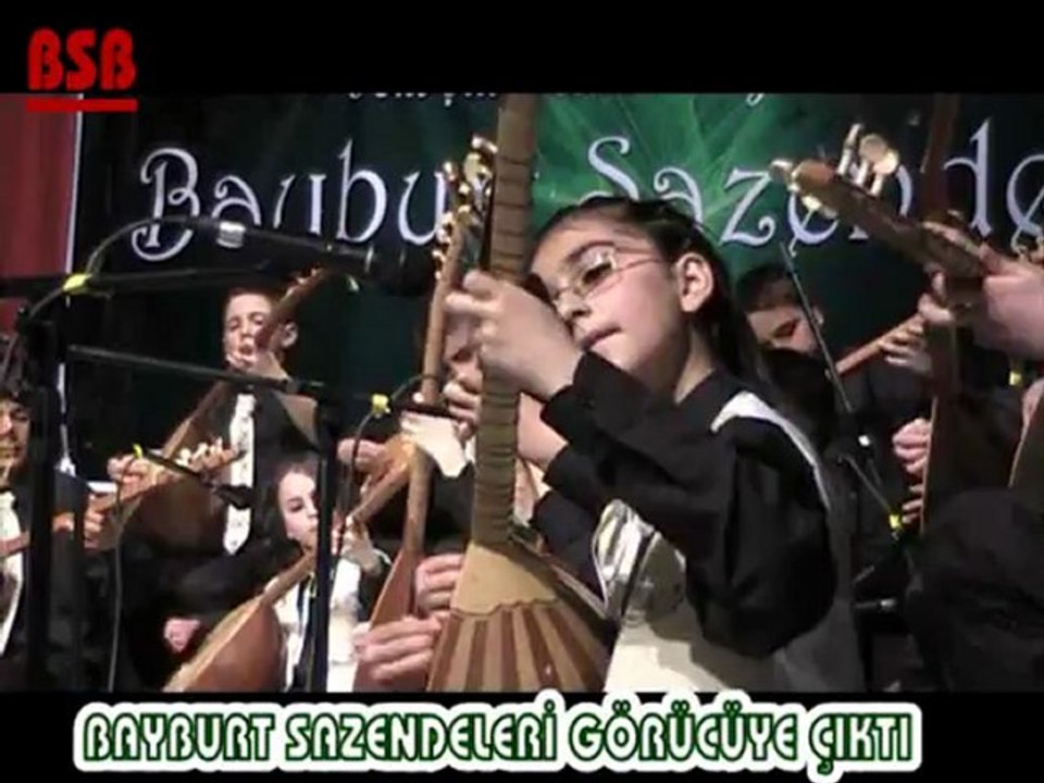Bayburt Sazandeleri Görücüye Çıktı