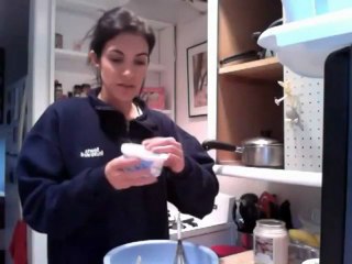 Making homemade red velvet cake - YouTube