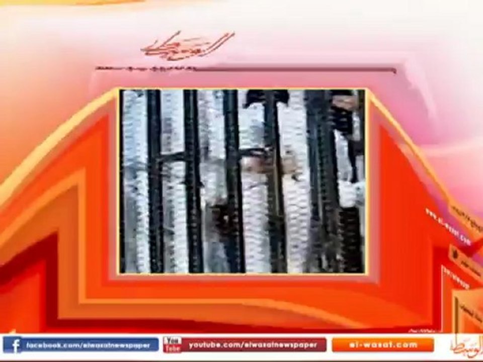 شاهد .. هتافات متهمي بورسعيد: واحد اثنين حسني مبارك فين