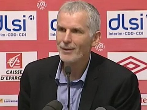 Conférence de presse après Nancy-Bordeaux