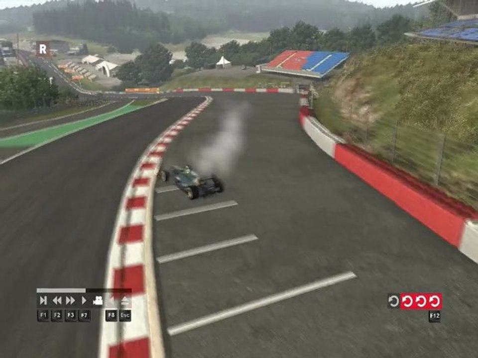 F1 2011 - Sorties de piste à Spa-Francorchamps