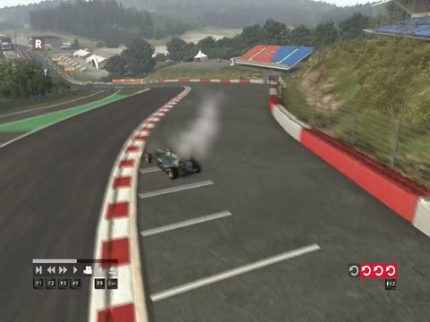 F1 2011 - Sorties de piste à Spa-Francorchamps