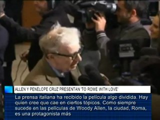 Allen y Penélope Cruz presentan 'To Rome with love'