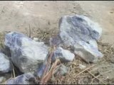 Lapis Lazuli mining in Sari-i-Sang in northern Afghanistan