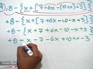 Eliminación de signos de agrupación -P1