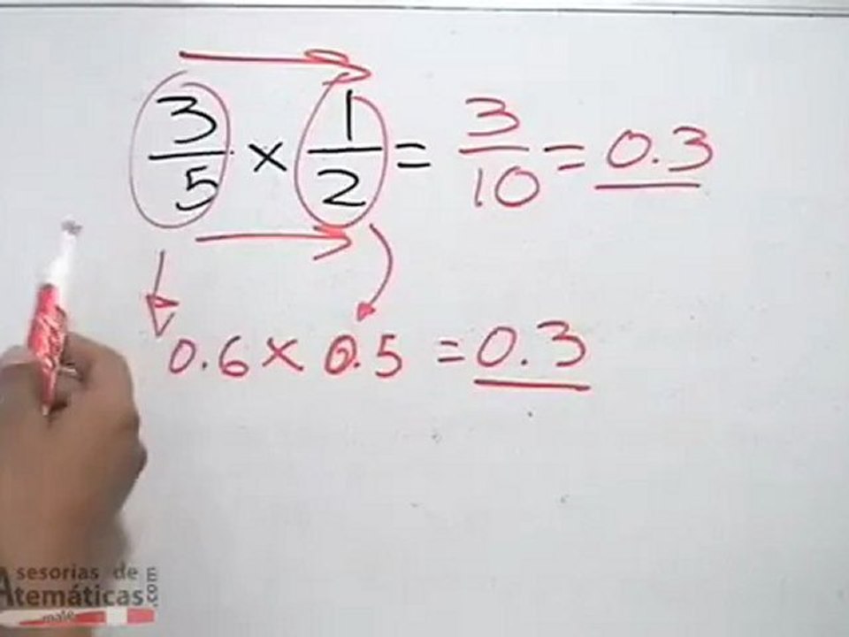 Error al multiplicar fracciones