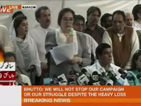 Benazir Bhutto's speech after assassination attempt: PART 2