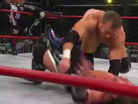 TNA Lockdown 2012-Motor City Machine Guns vs Samoe Joe & Magnus