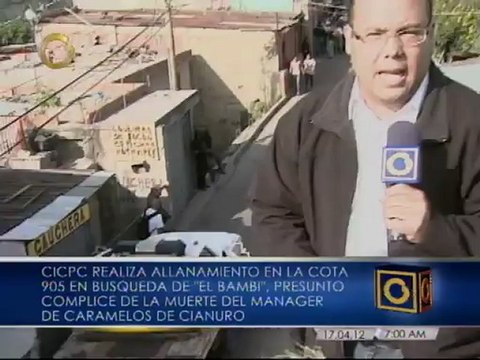 CICPC realiza allanamientos en la Cota 905