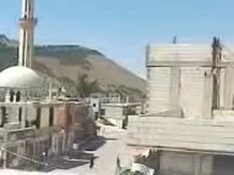 فري برس درعا حوران الحارّة اطلاق نار على المشيعين Daraa