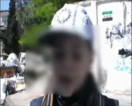 فري برس حمص طفل حمصي يوجه رسالة للعالم ولليونسيف بالغة الانكليزية 17 4 2012 Homs