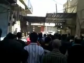 فري برس ادلب اريحا تشييع الشهيد بسام خالد لطوف  17 4 2012 Idlib