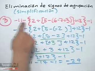 Eliminación de Signos de agrupación (video 1)