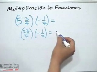 Multiplicación de fracciones