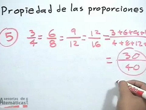 Propiedades de las proporciones