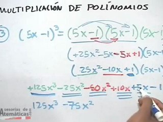 Multiplicación de polinomios