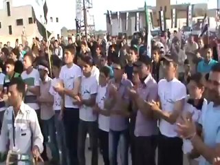 فري برس إدلب ركايا جانب من المظاهرة الصباحية 16 4 2012 Idlib
