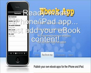 Publish your own ebook apps for the iPhone and iPad