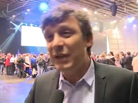 Interview de David Assouline au meeting de François Hollande à Lille
