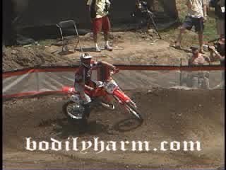 Accident moto cross - Crash