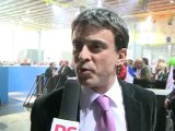 Interview de Manuel Valls au meeting de François Hollande à Lille