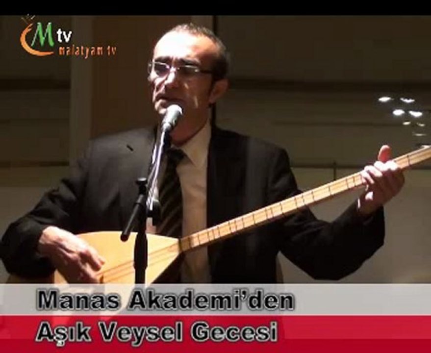 Manas Akademi’den Aşık Veysel gecesi