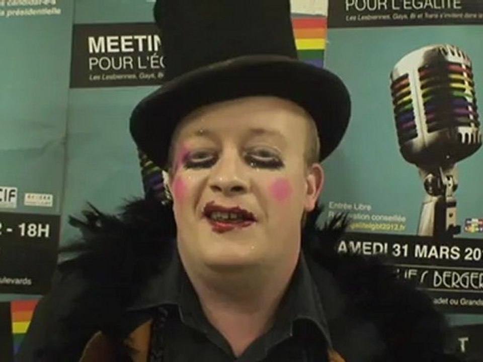 Meeting LGBT pour l'égalité - Soutien de Monsieur K