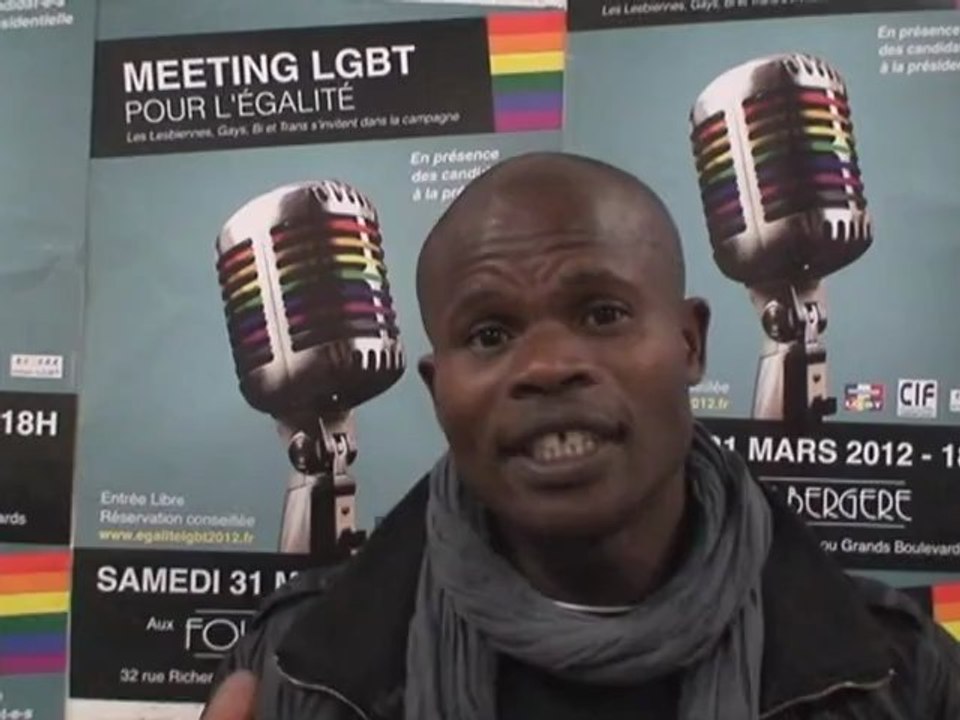 Meeting LGBT pour l'égalité - Soutien de Lester Bilal
