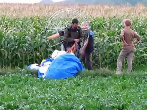 Ecole Grand Vol Paramoteur, Paris Nord Ouest, 1er vol de Charly