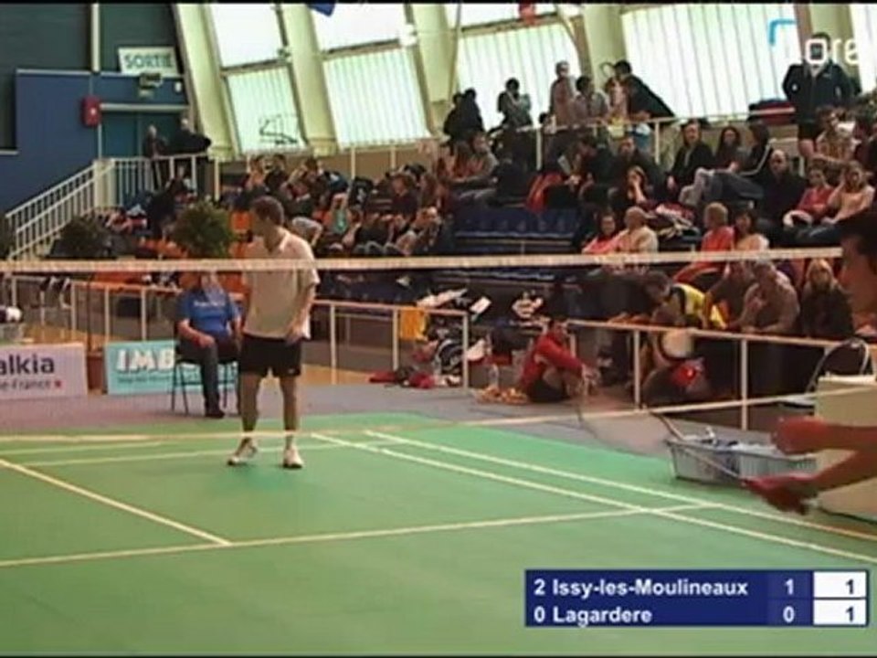 Simple Homme 1 - Top 12 - 10ème journée : Issy les Moulineaux - Lagardère Paris Racing