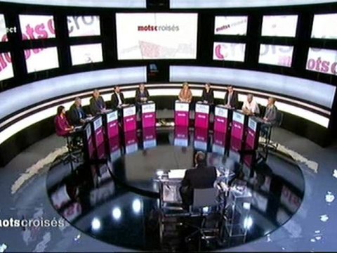 François Delapierre invité de Mots croisés sur France 2