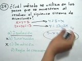 Identificar el metodo utilizado en un sistema 2x2