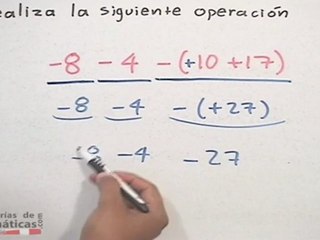 Ejercicio 2 de simplificación de suma con paréntesis