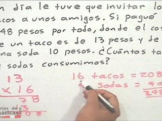 Problema donde se aplica la multiplicación de números