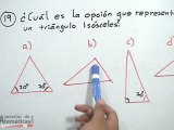 Identificar a un triángulo isósceles