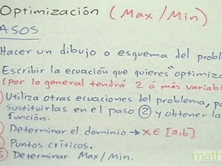 Optimización (Max / Min) - HD
