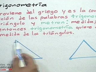 Trigonometría - Concepto en HD