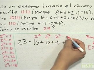 Convertir al sistema binario