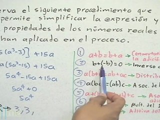 Aplicación de las propiedades de los números reales