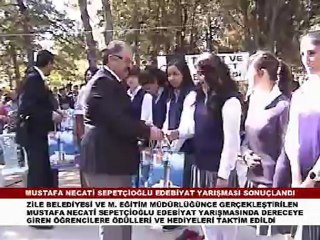 Zile 2012 sepetçioğlu ödülleri zileweb.com