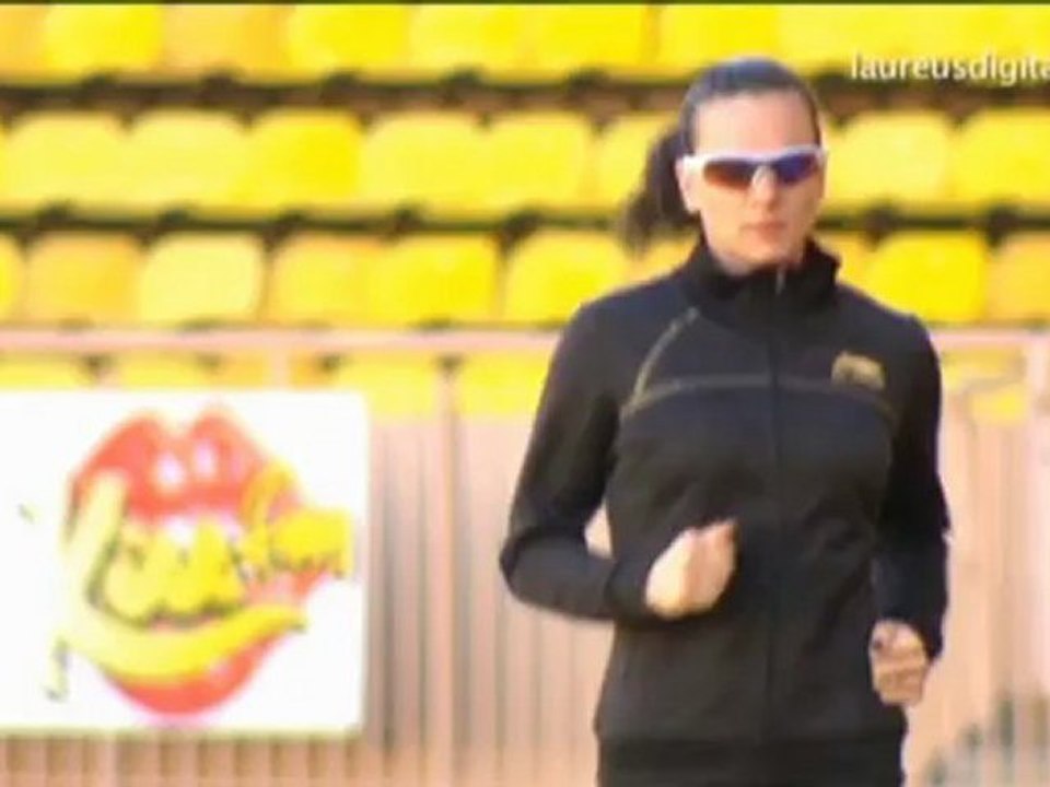 Isinbayewas hauptkonkurrentin: sie selbst